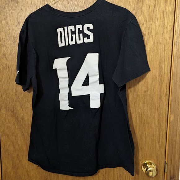 The Nike Tee STEFON DIGGS #14 Minnesota Vikings NFL Black T-Shirt sz XL - Picture 2 of 3